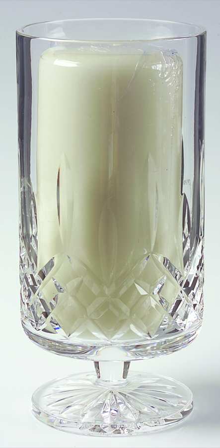Lismore Simplicity 8" 1 Piece Open Hurricane/Vase by Waterford Crystal-1