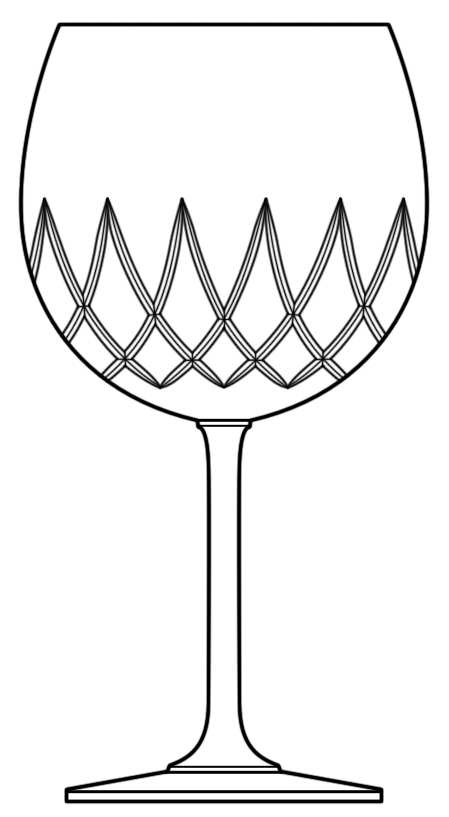 Atria Water Goblet by Waterford Crystal-1