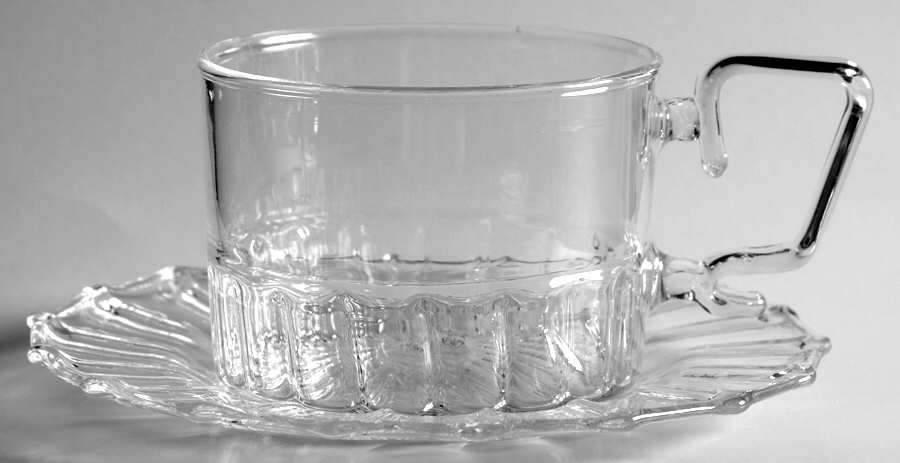 Tea Party Cup and Saucer Set by Waterford Crystal-1
