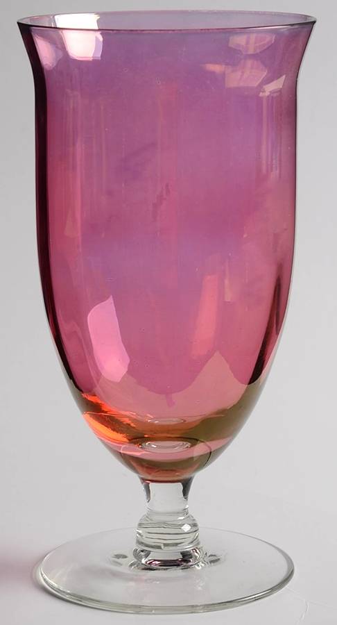 Cranberry Lustre Iced Tea by West Virginia Glass Specialty-1