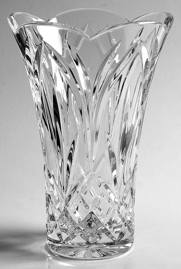 Glenfall 8" Flower Vase by Waterford Crystal-1