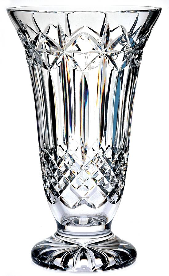 Starburst 12" Flower Vase by Waterford Crystal-1