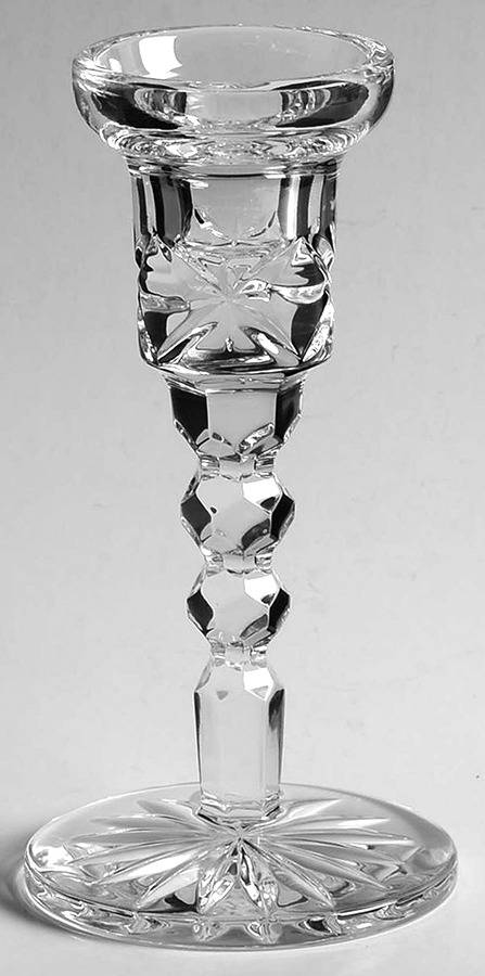 Kinsley 6" Single Light Candlestick by Waterford Crystal-1