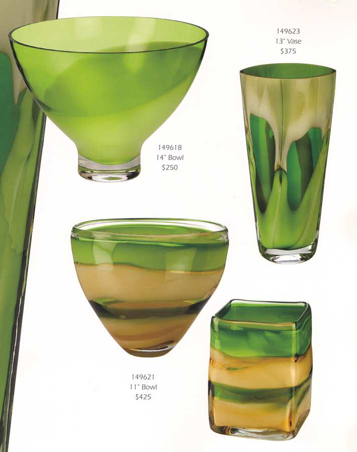 Evolution (Peridot Whisper) 13" Flower Vase by Waterford Crystal-1