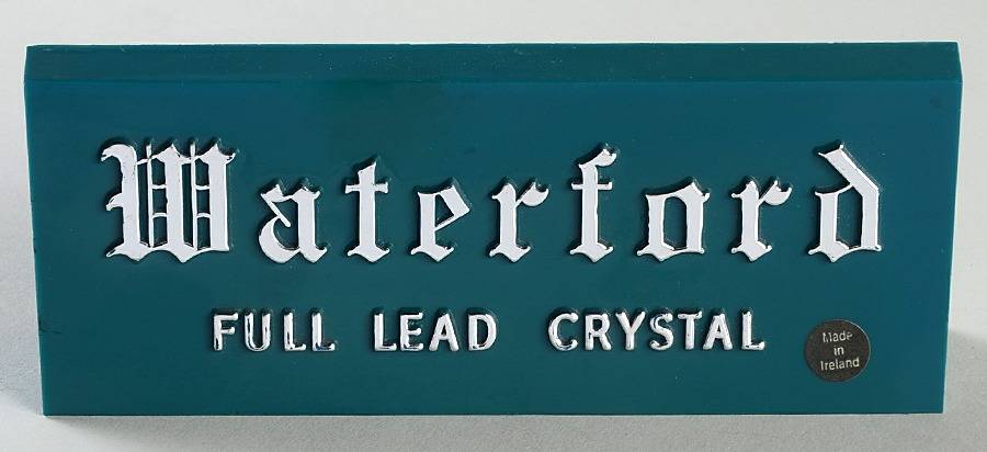 Advertising Signs Plastic Sign 16 by Waterford Crystal-1