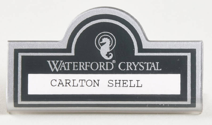 Advertising Signs Plastic Placard Advertising Sign by Waterford Crystal-1