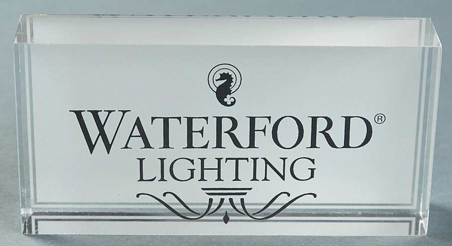 Advertising Signs Lucite Sign 5 by Waterford Crystal-1