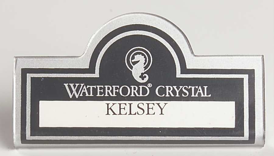 Advertising Signs Plastic Placard Advertising Sign by Waterford Crystal-1