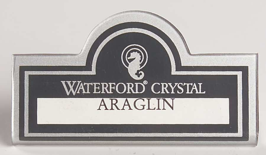 Advertising Signs Plastic Placard Advertising Sign by Waterford Crystal-1
