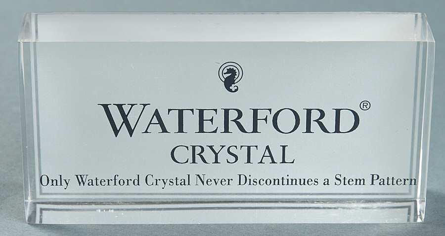 Advertising Signs Lucite Sign 3 by Waterford Crystal-1