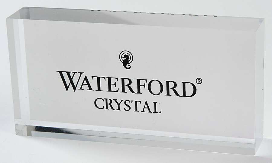 Advertising Signs Lucite Sign 8 by Waterford Crystal-1