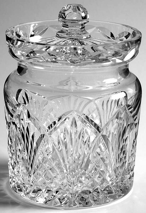 Waterville Biscuit Barrel & Lid by Waterford Crystal-1