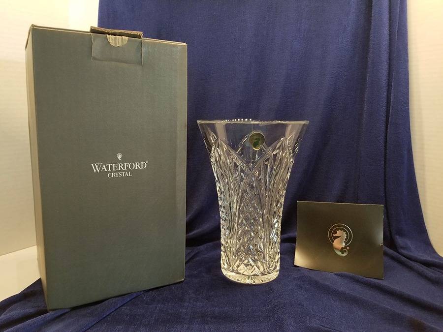 Waterville 8" Flower Vase by Waterford Crystal-1