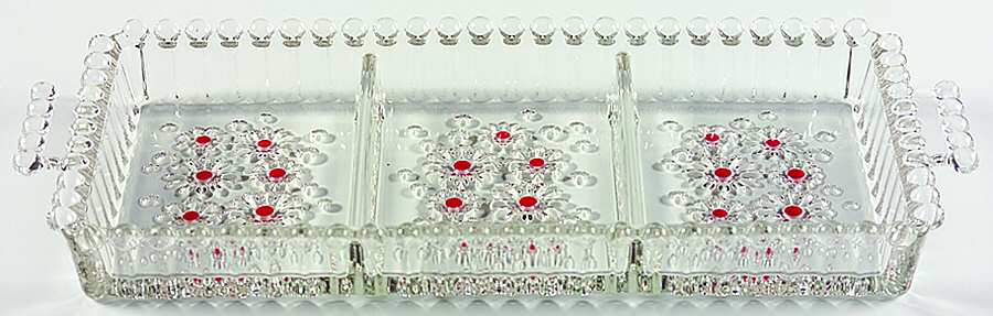 WAZ1 13" Rectangular 3 Part Relish by Walther-Glas-1