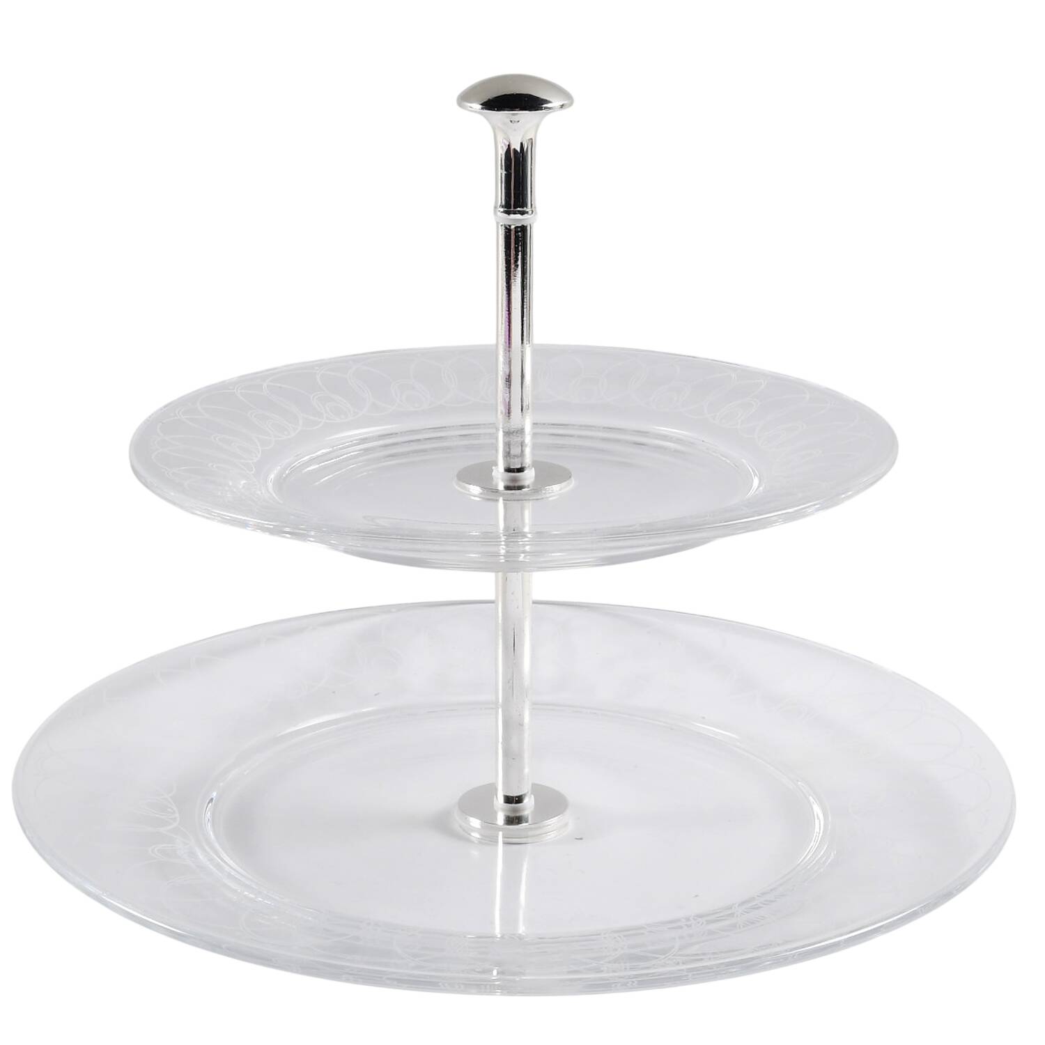 Ballet Icing 2 Tier Serving Tray by Waterford Crystal-1