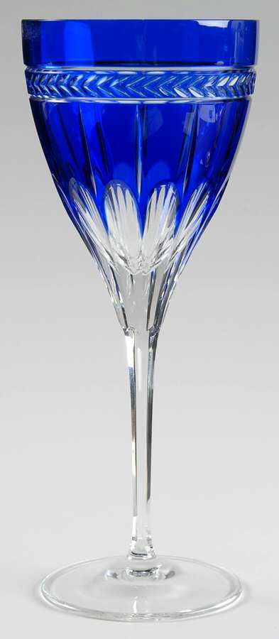 Anthemion Blue Water Goblet by Wedgwood-1