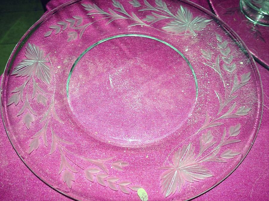 Oak 7" Salad Plate by Wabash Cutting -1