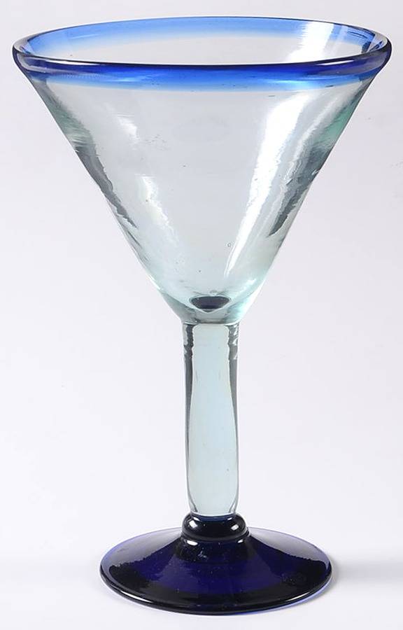 Blue Rocco Margarita Glass by World Market-1