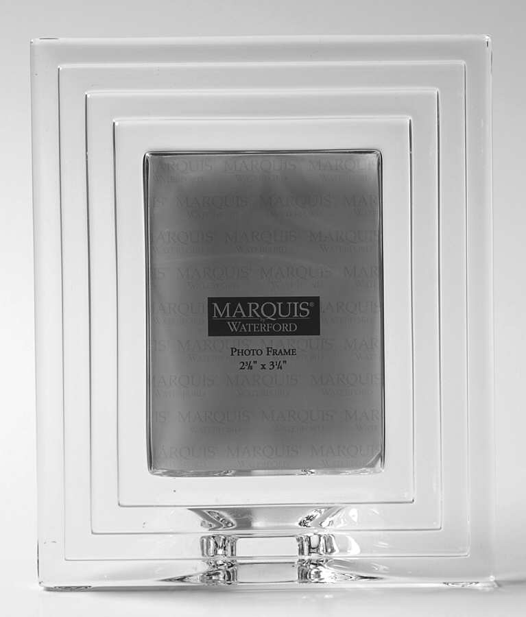 Contempra Frame-Holds 2" X 3" Photo by Waterford Crystal-1