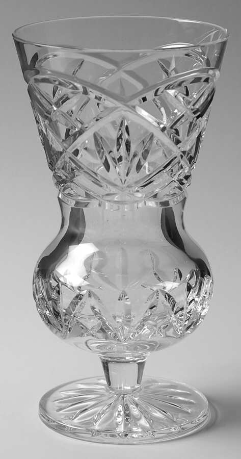 Cullen 7" Thistle Vase by Waterford Crystal-1