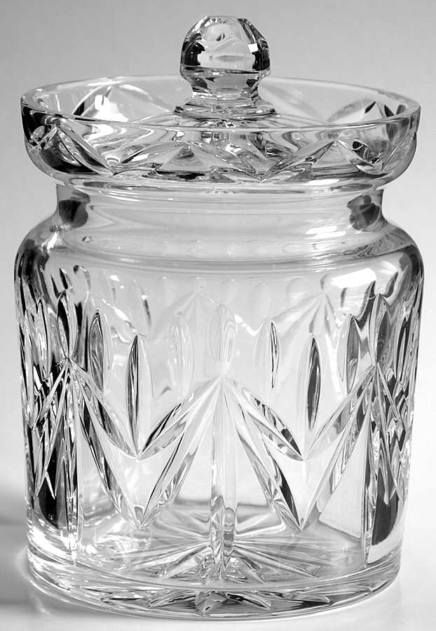 Preston Biscuit Barrel & Lid by Waterford Crystal-1