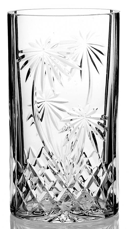 Palm Tree 10" Oval Vase by Waterford Crystal-1