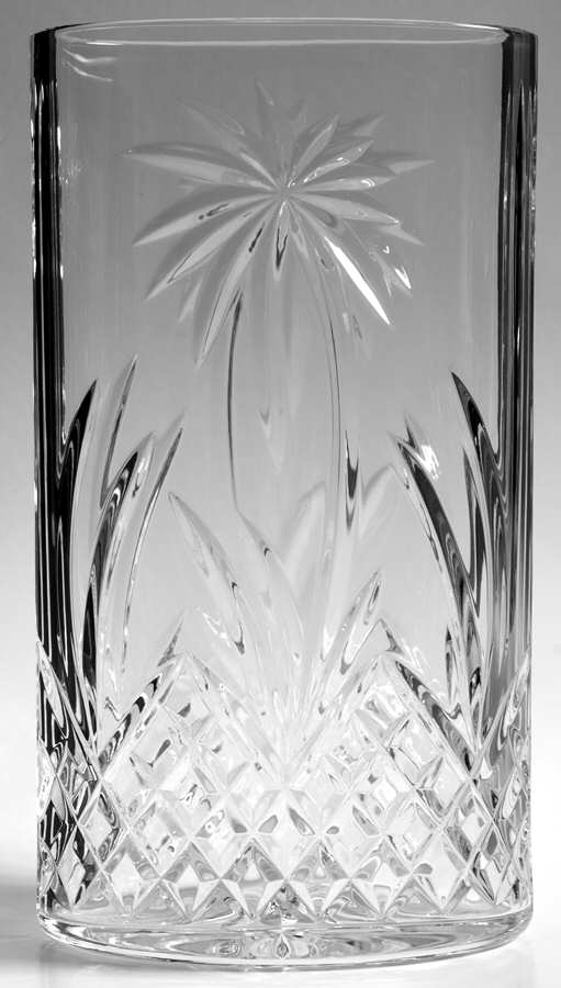 Palm Tree 10" Oval Vase by Waterford Crystal-1