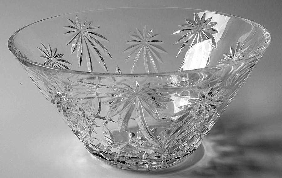 Palm Tree 10" Round Bowl by Waterford Crystal-1