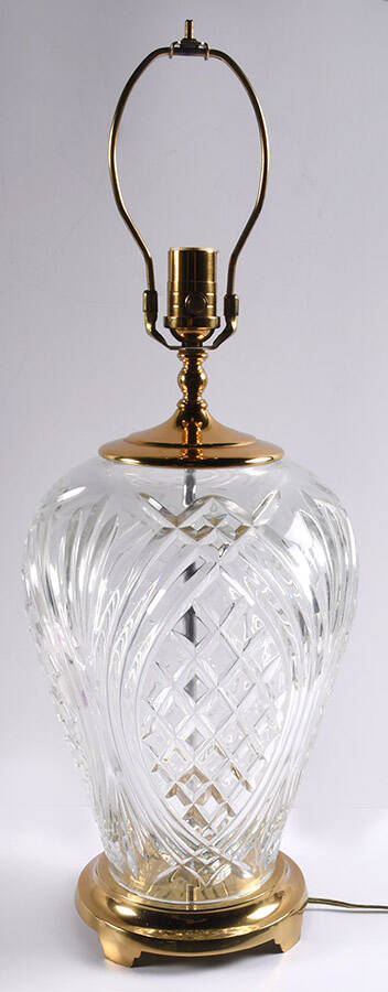Kilkenny 24" Electric Lamp Base by Waterford Crystal-1