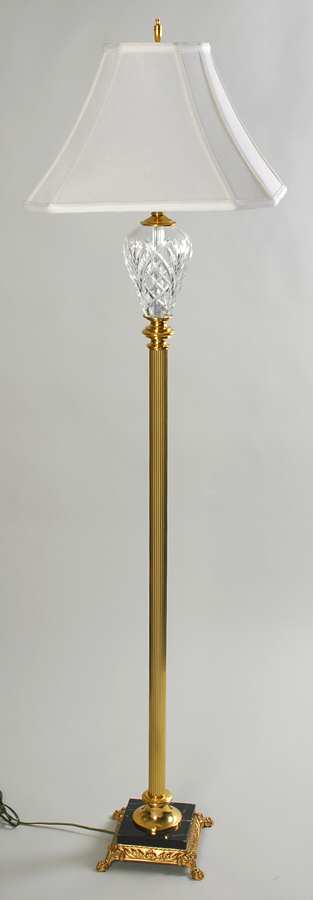 Marlow 58" Floor Lamp & Shade by Waterford Crystal-1