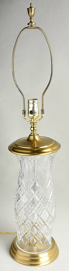 Dublin Bay Lighthouse 33" Electric Lamp Base by Waterford Crystal-1