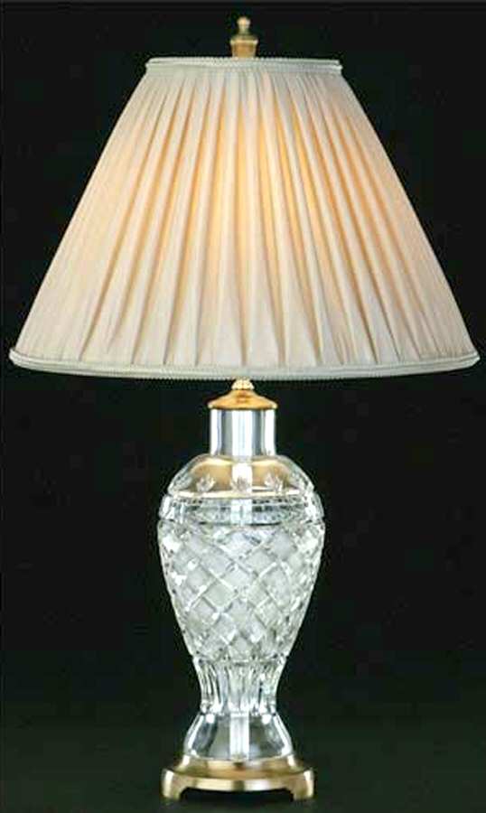 Castle Carra Electric Lamp & Shade by Waterford Crystal-1