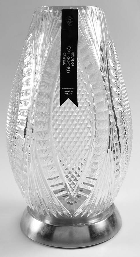 Reflections Hurricane Lamp & Globe by Waterford Crystal-1