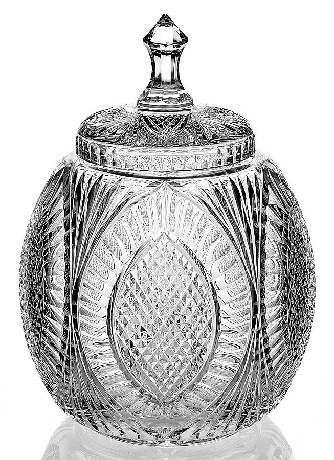 Reflections Cookie Jar & Lid by Waterford Crystal-1