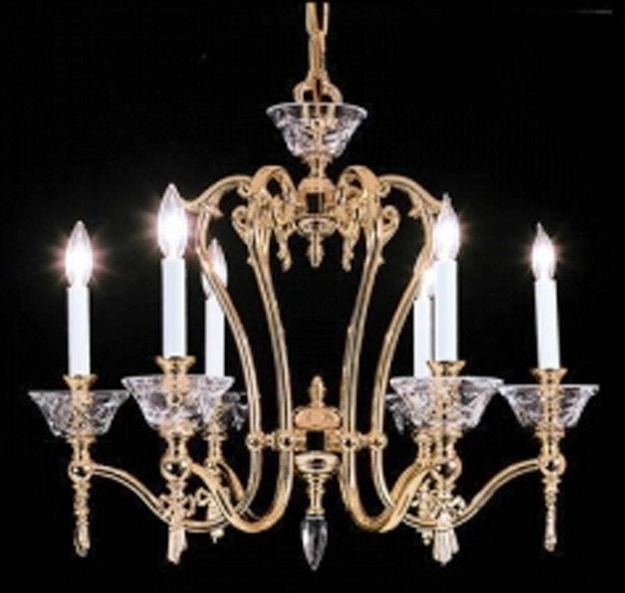 Georgetown 6 Arm Chandelier by Waterford Crystal-1