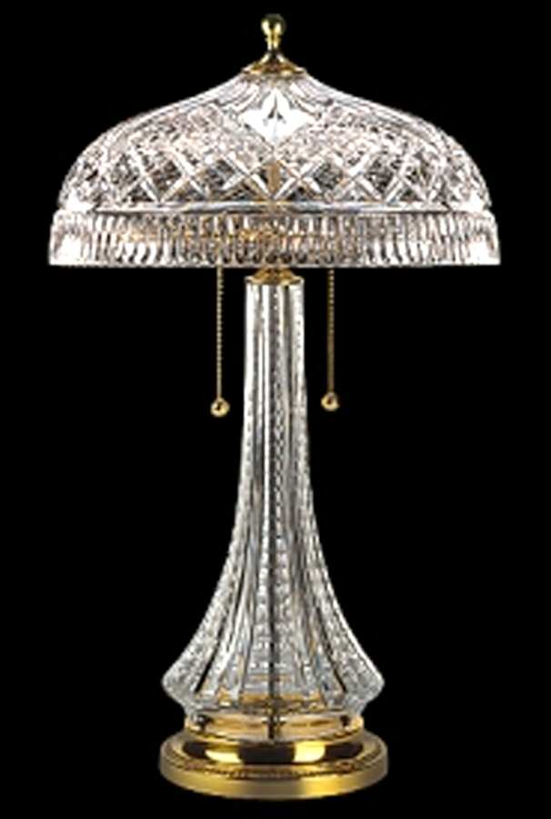 Berkshire 23" Electric Lamp & Shade by Waterford Crystal-1