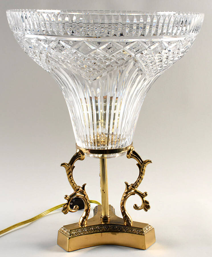 Beaumont Electric Lamp by Waterford Crystal-1