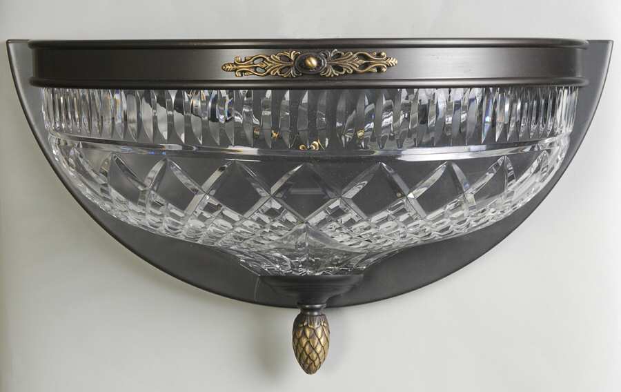 Beaumont Electric Wall Sconce by Waterford Crystal-1