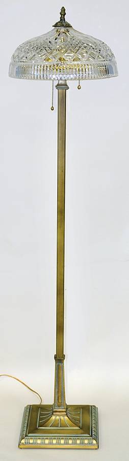 Beaumont 59" Floor Lamp & Shade by Waterford Crystal | Replacements, Ltd.