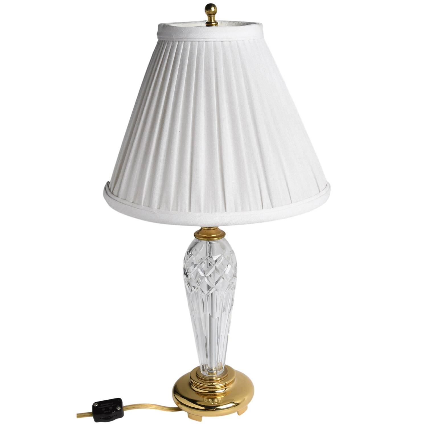 Belline 18" Electric Lamp & Shade by Waterford Crystal-1