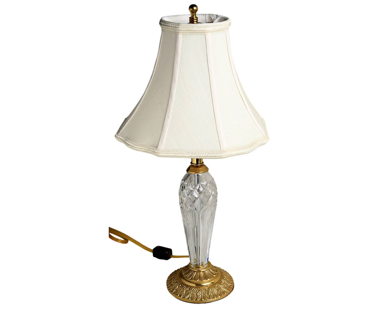 Belline 19" Electric Lamp & Shade by Waterford Crystal-1