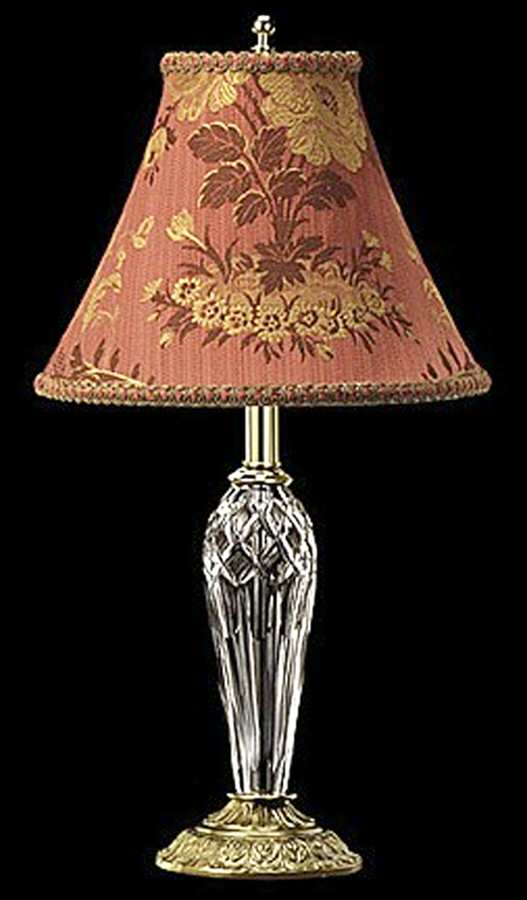 Belline 19" Electric Lamp & Shade by Waterford Crystal-1