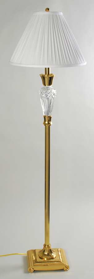Belline 63" Floor Lamp & Shade by Waterford Crystal-1