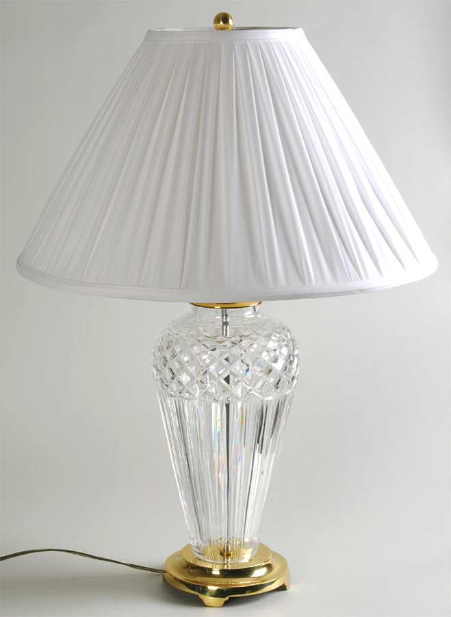 Belline 29" Electric Lamp & Shade by Waterford Crystal-1