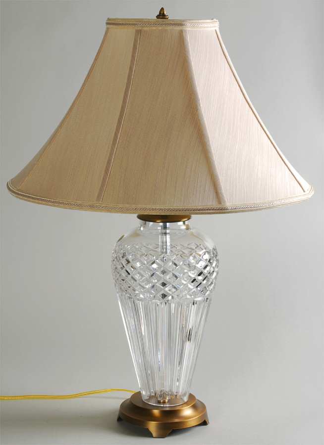 Belline 29" Electric Lamp & Shade by Waterford Crystal-1