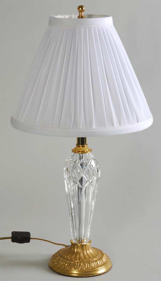 Belline 19" Electric Lamp & Shade by Waterford Crystal-1