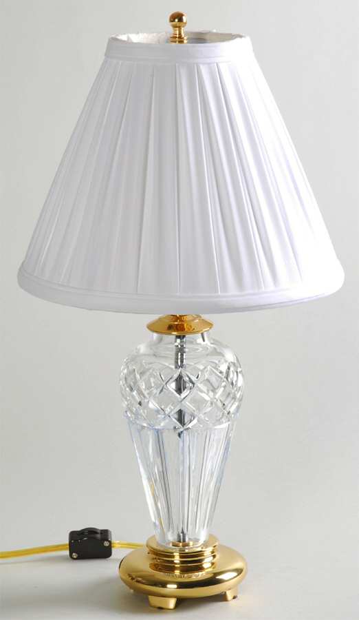 Belline 19" Electric Lamp & Shade by Waterford Crystal-1
