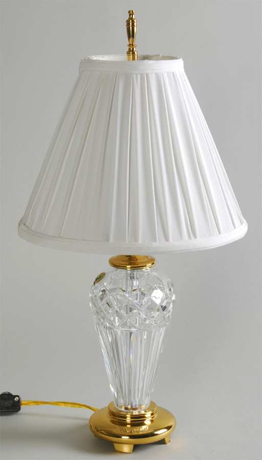 Belline 18" Electric Lamp & Shade by Waterford Crystal-1