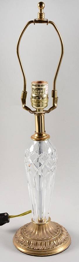 Belline 19" Electric Lamp Base by Waterford Crystal-1