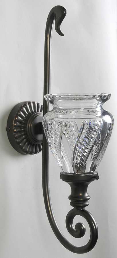 Olympia 1 Arm Electric Wall Sconce by Waterford Crystal-1